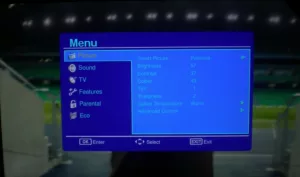 Menu Servis TV Sharp
