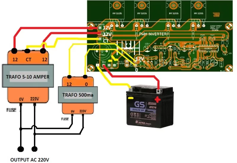 Skema Inverter DC To AC