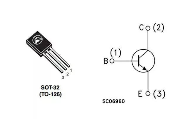 Pinout Transistor D882 NPN