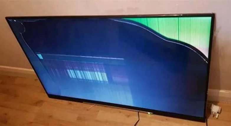 Gambar Panel LCD TV Rusak