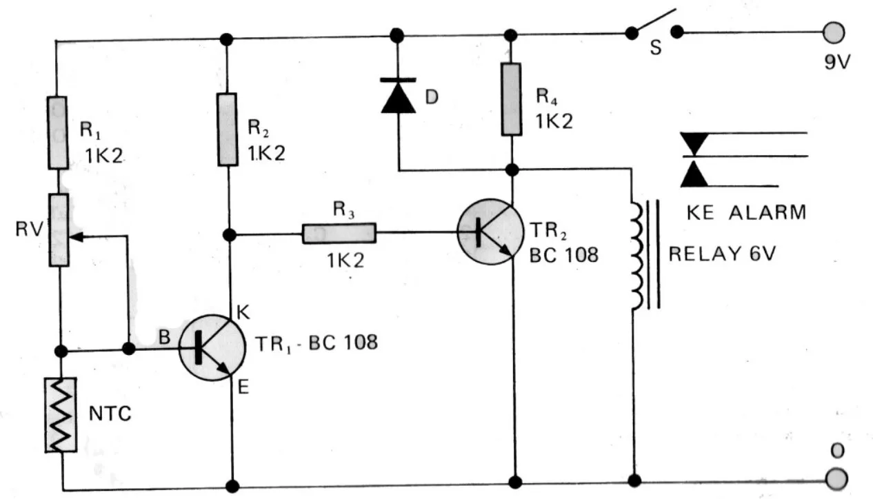 Gambar Rangkaian Alarm Tanda Kebakaran