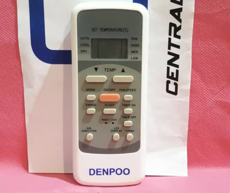 Kode Remote AC Denpoo