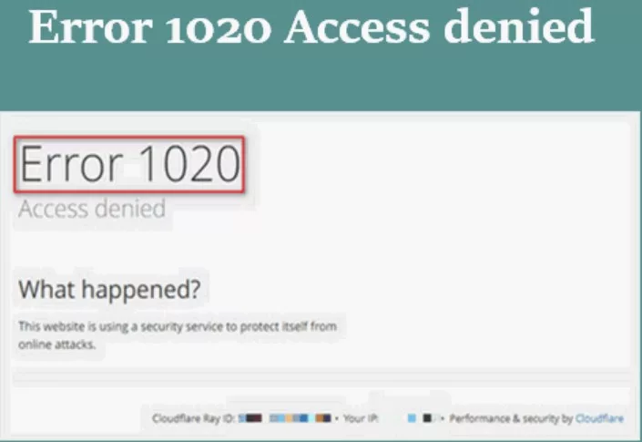 Cara Mengatasi Error 1020 Access Denied
