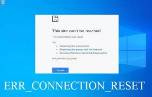 Cara Mengatasi ERR_CONNECTION_RESET