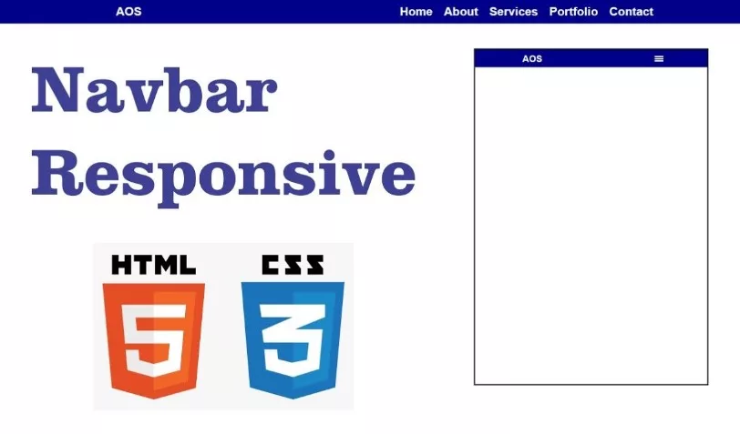 Cara Membuat Navbar Responsive