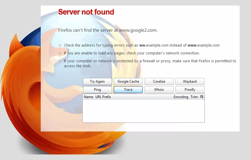 Cara Memperbaiki Server not Found Errors