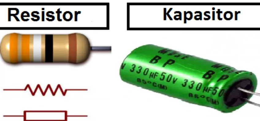 Perbedaan Resistor dan Kapasitor