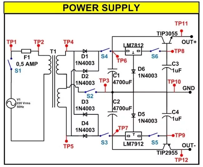 Membuat Rangkaian Power Supply Dan Prinsip Kerjanya