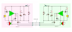 Rangkaian Intercom Satu IC