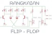 Rangkaian Lampu Flip Flop